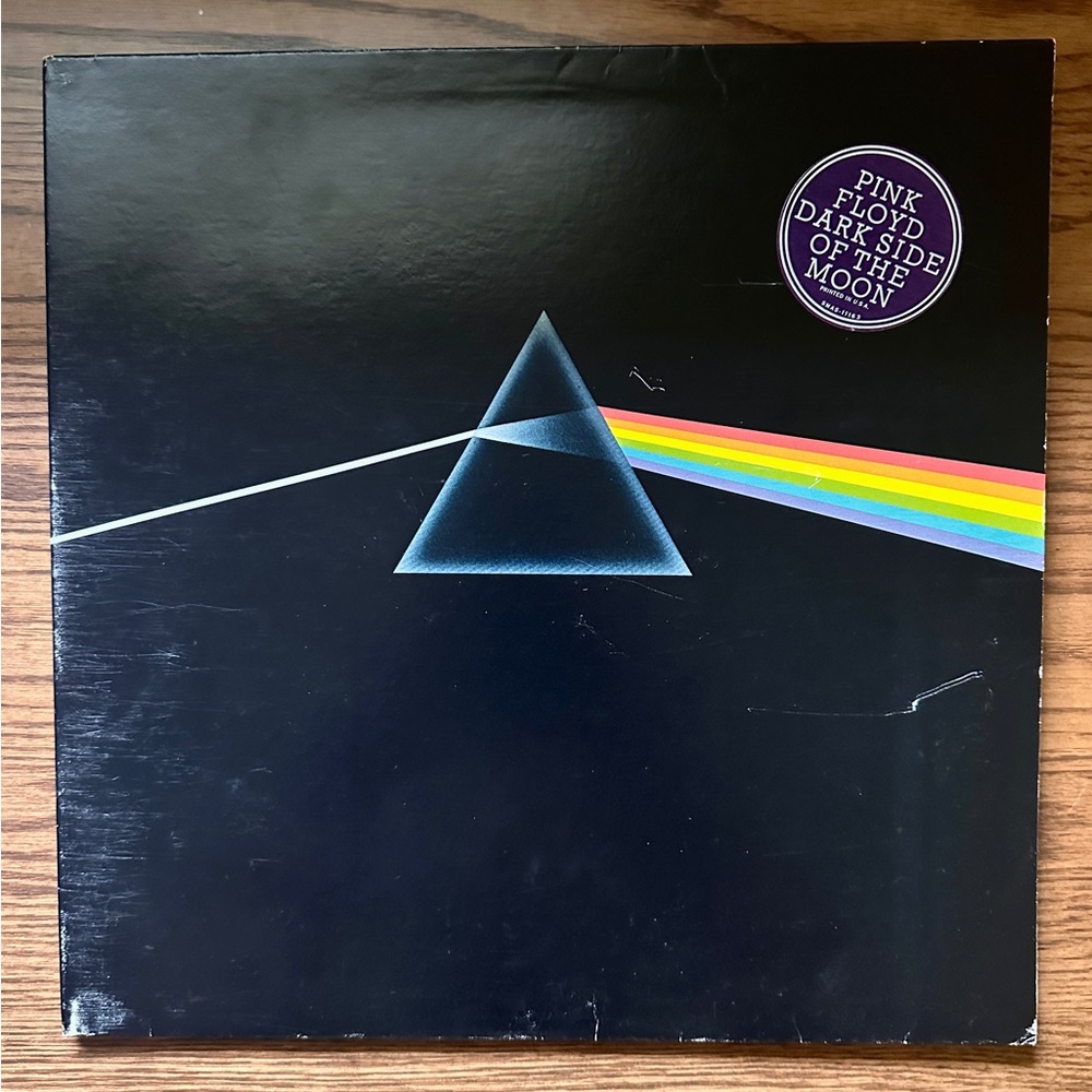 Pink Floyd vintage original 1973 vinyl Dark Side of the Moon vg+